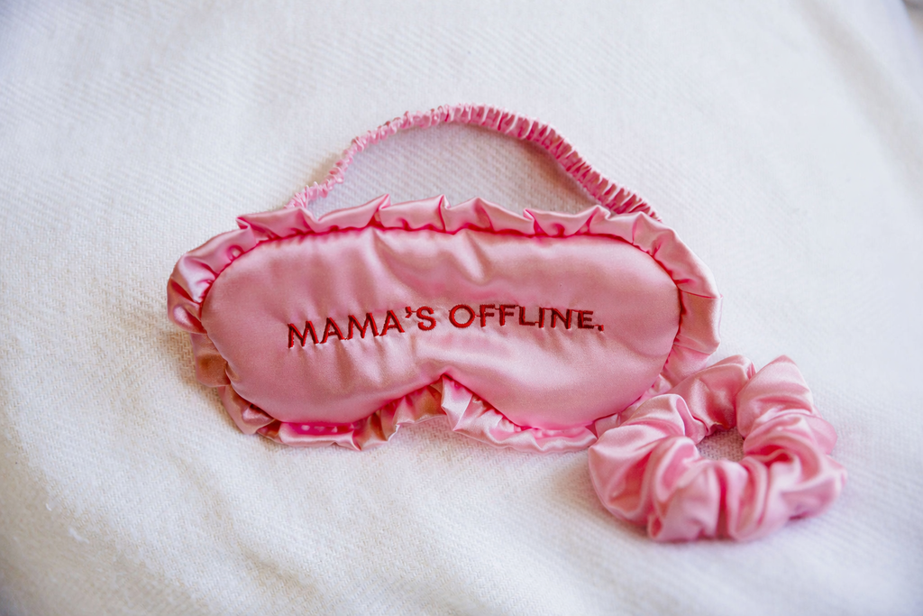 Mama's Offline Sleep Mask & Scrunchie Set